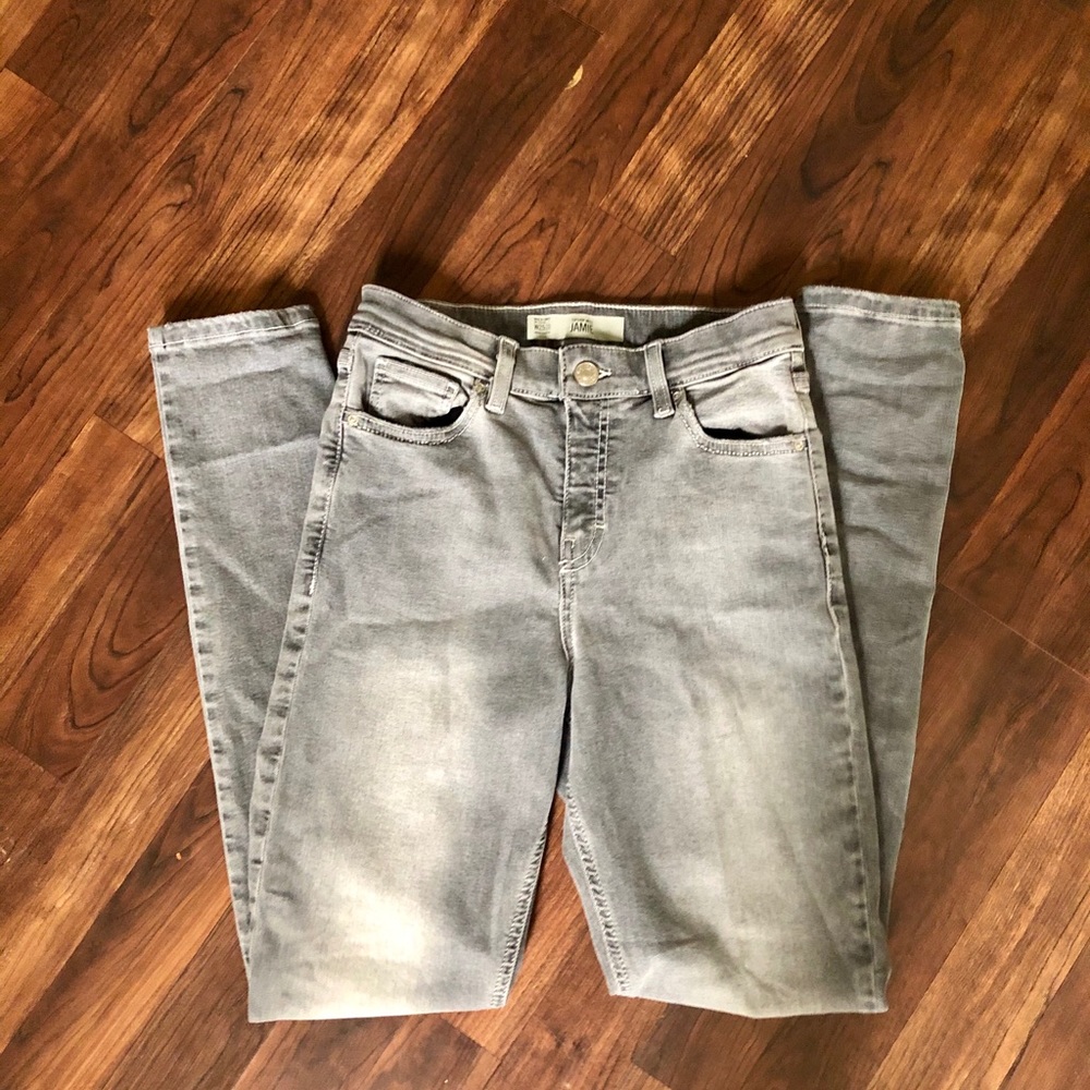 **SOLD** Grey Topshop Jamie Jeans